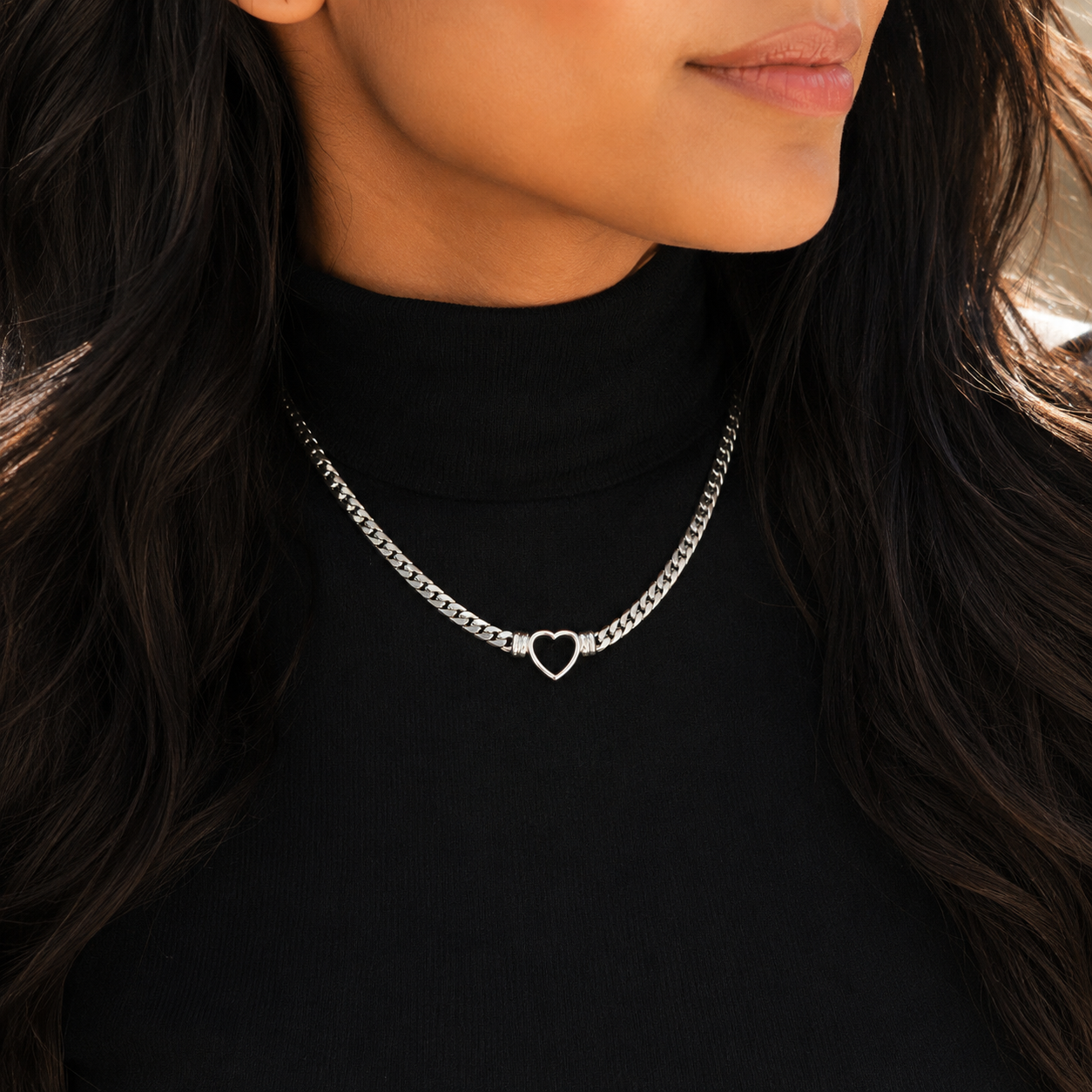 Heart Chain Necklace