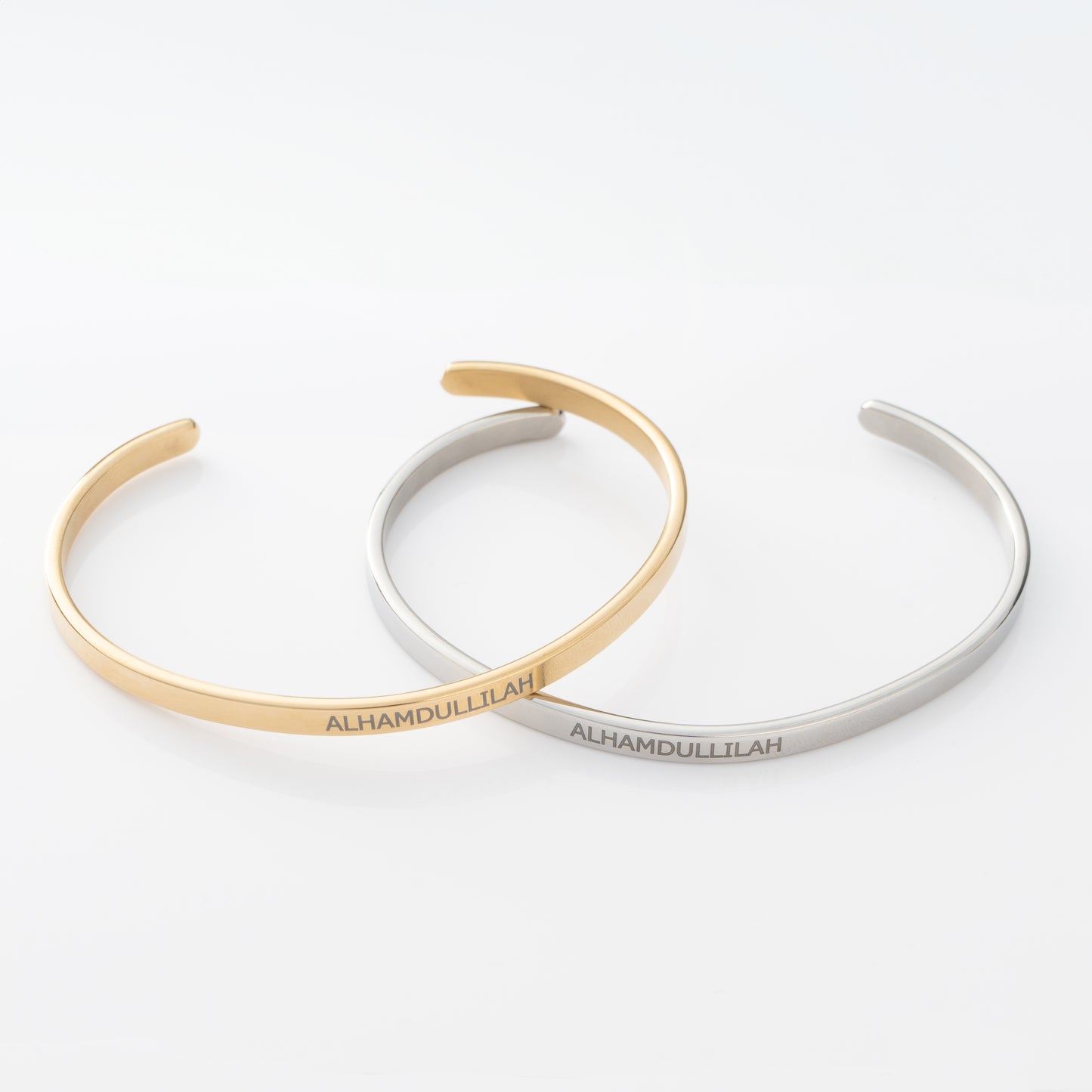 Message in a Bangle-Customized Engraved Gold OR Silver Bangle Cuff Bracelet
