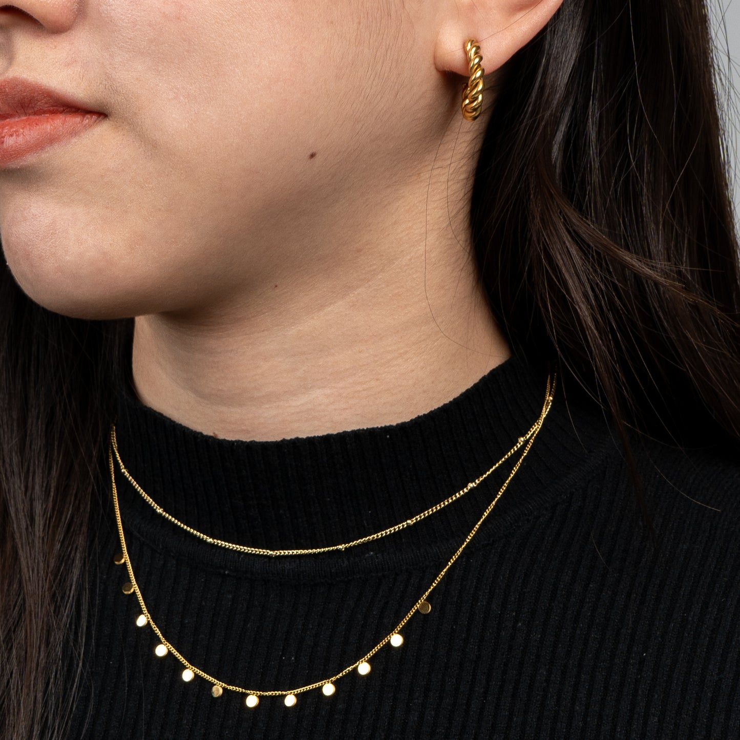 Spiral Hoop Earring