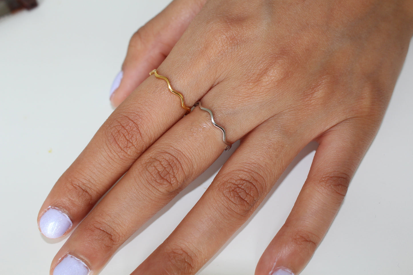 Thin Wavy Ring