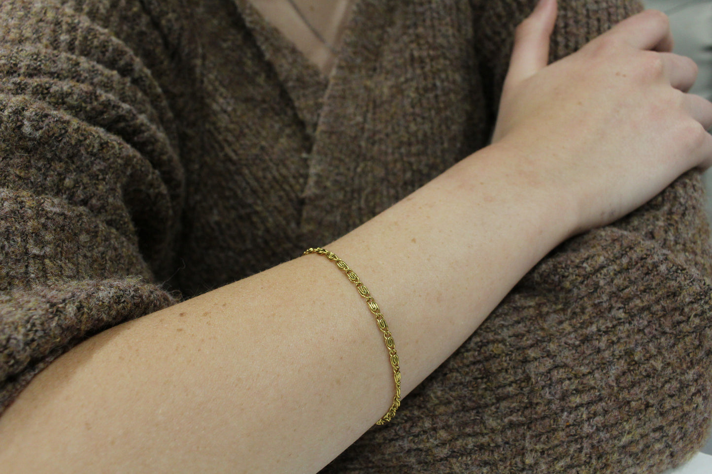 Rosette Chain Bracelet