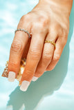 Chain Ring-14 karat Gold plated