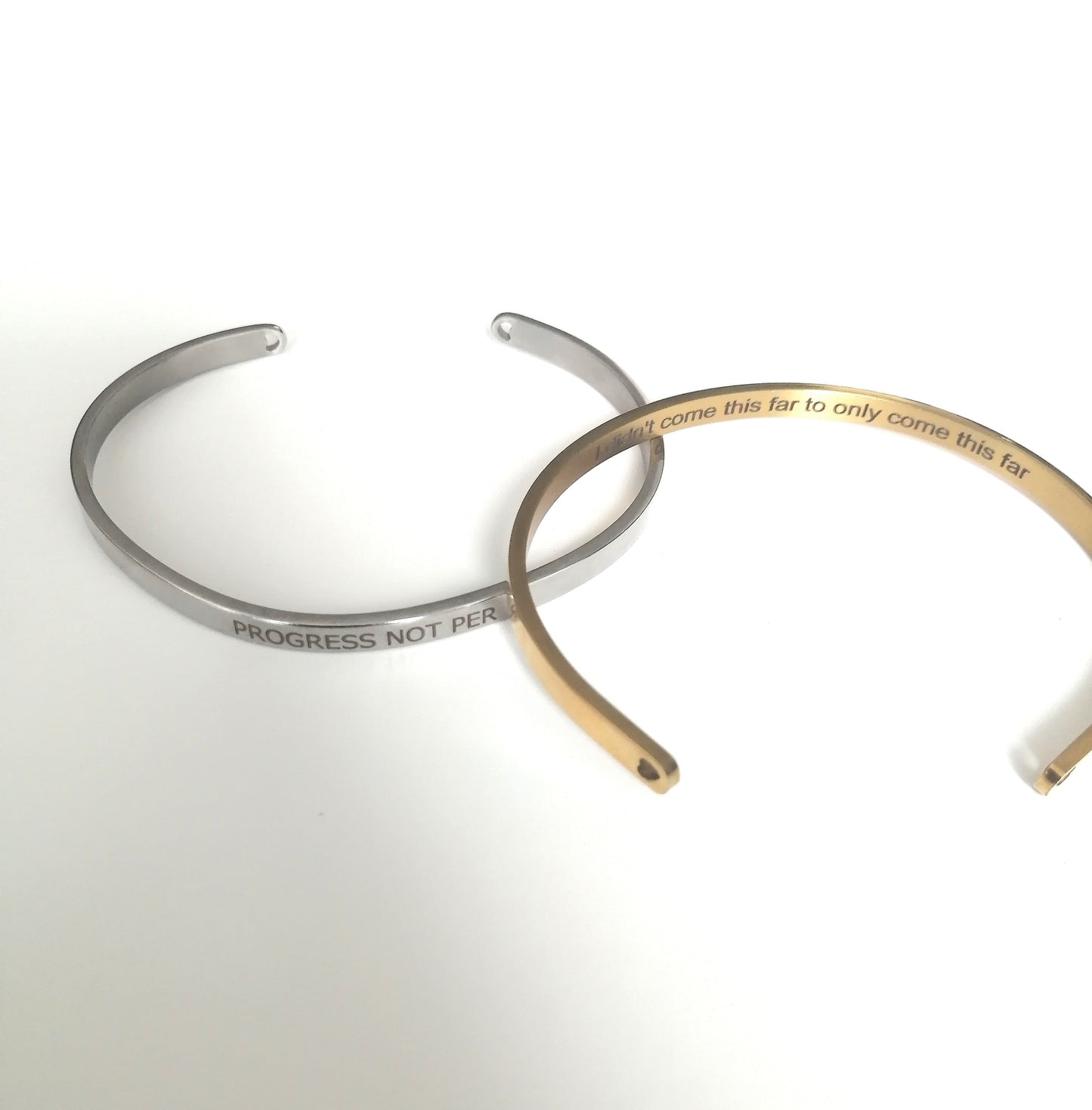 Message in a Bangle-Customized Engraved Gold OR Silver Bangle Cuff Bracelet