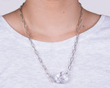 Crystal Silver Necklace