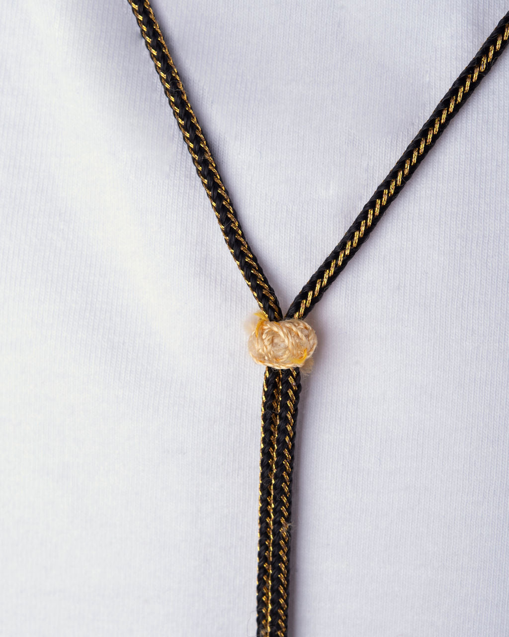 Rose Quartz Stone with Gold Plated Chain Necklace
