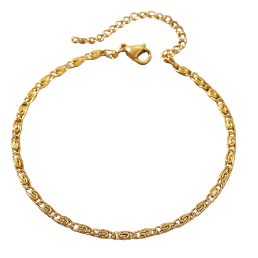 Rosette Chain Bracelet