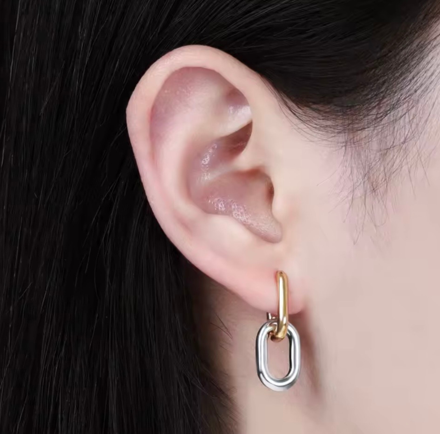 Double Oval Hoop