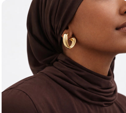 Texture Heart Earrings