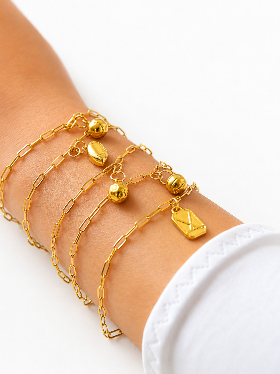 Sports Charm Bracelet