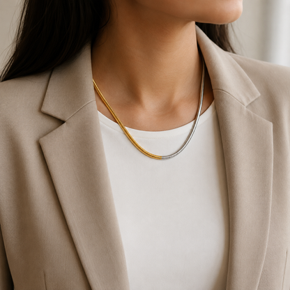 Align Two Tone Necklace