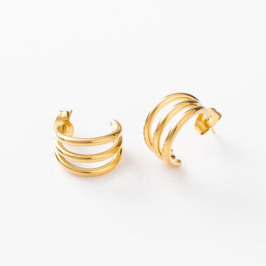 C-Shaped Stud Earring