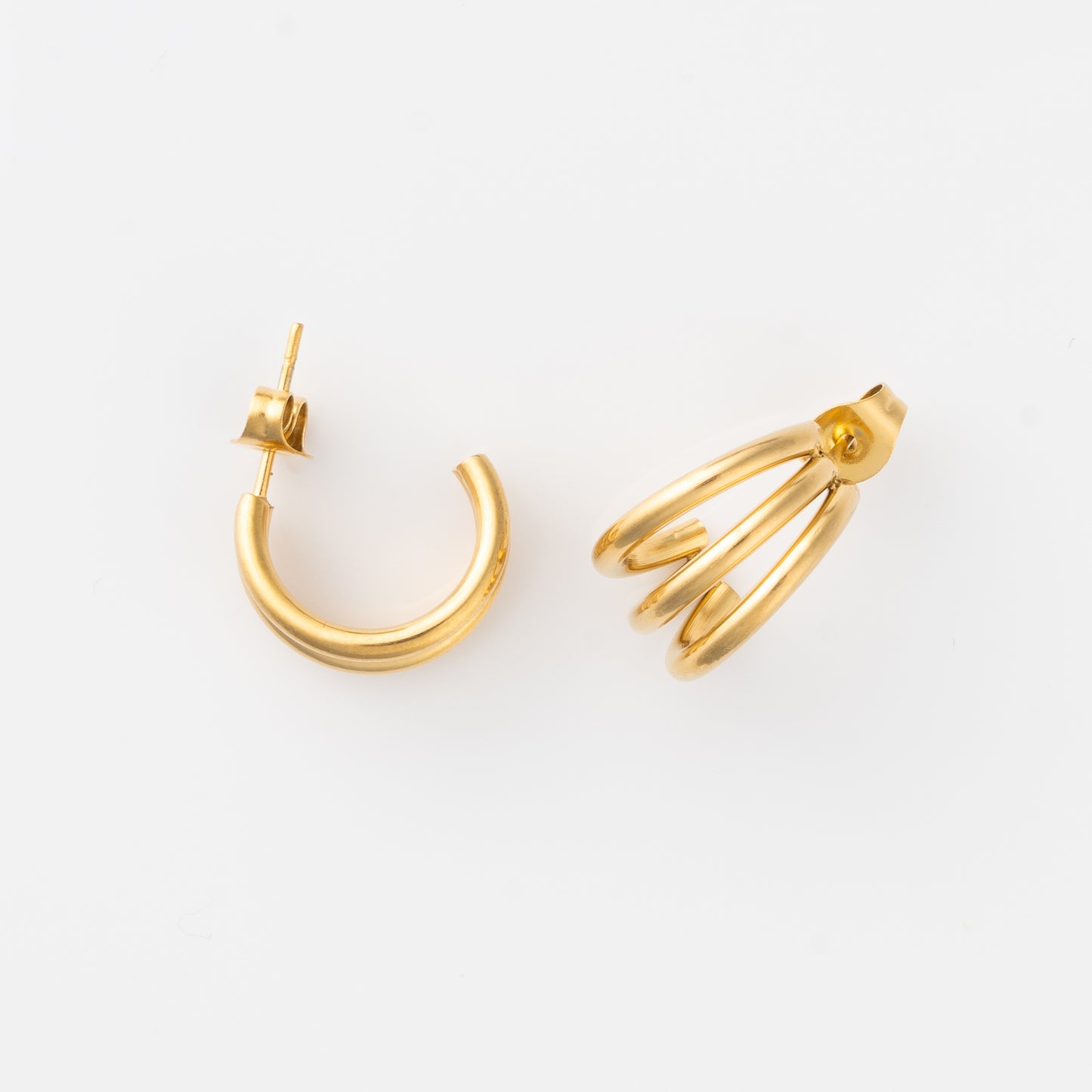 C-Shaped Stud Earring