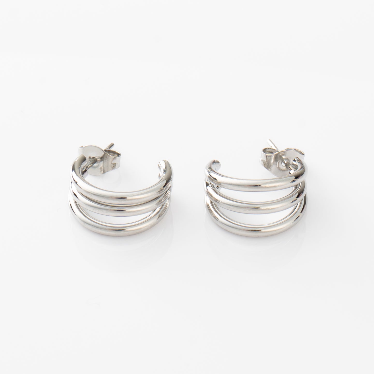 C-Shaped Stud Earring