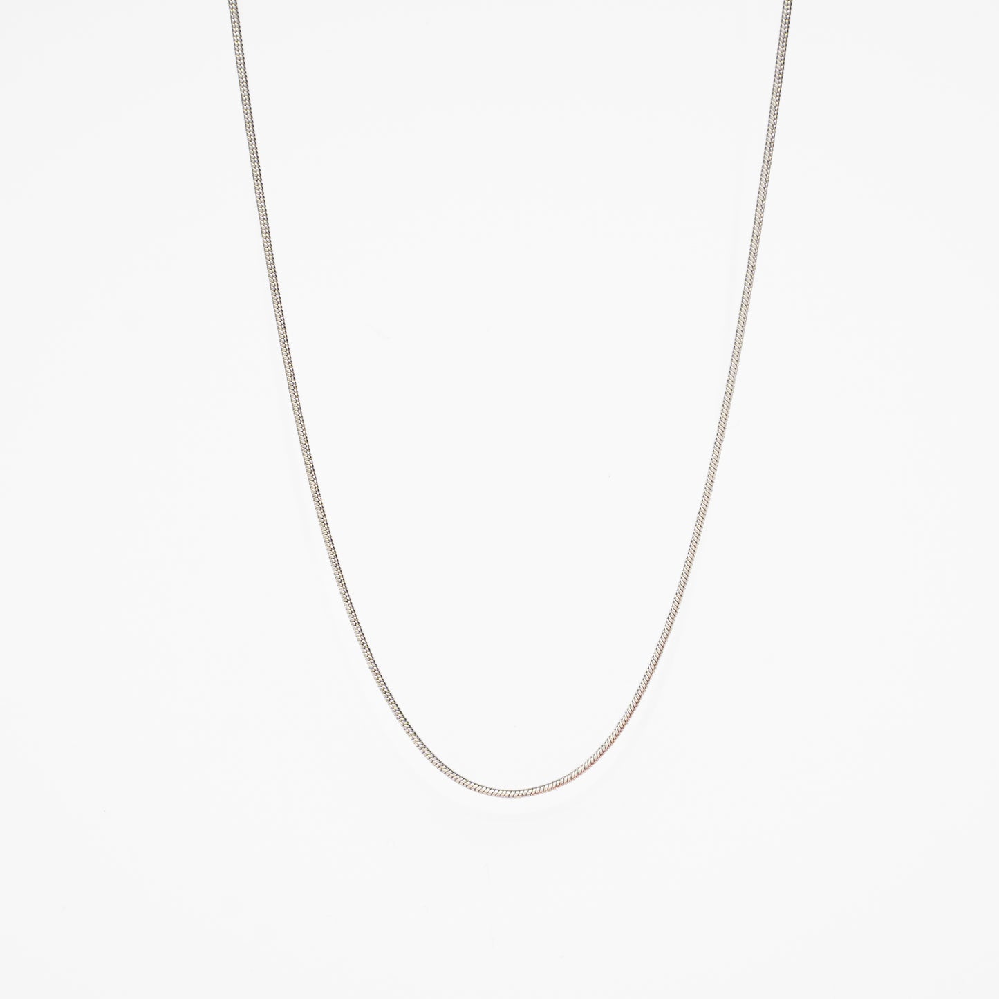 Round Snake Chain Necklace