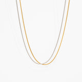 Round Snake Chain Necklace