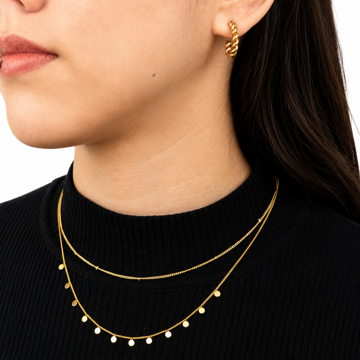 Circle Charm Necklace