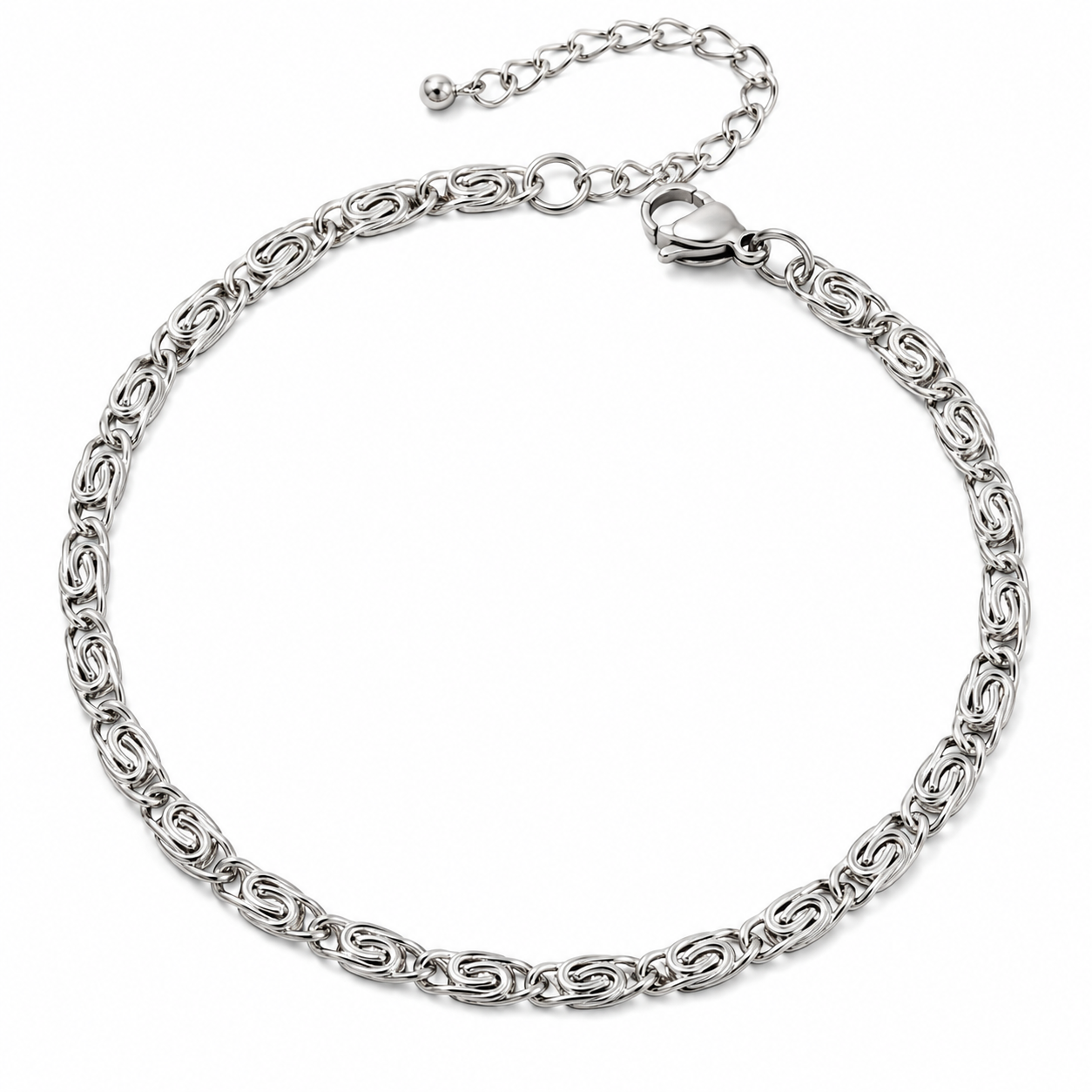 Rosette Chain Bracelet