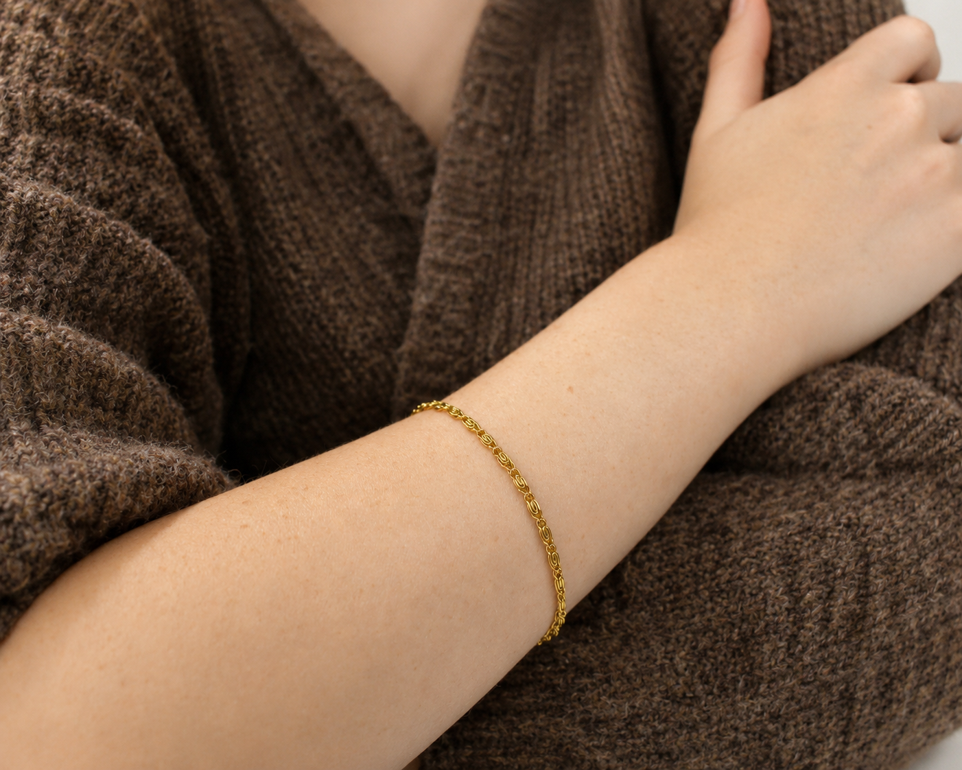 Rosette Chain Bracelet