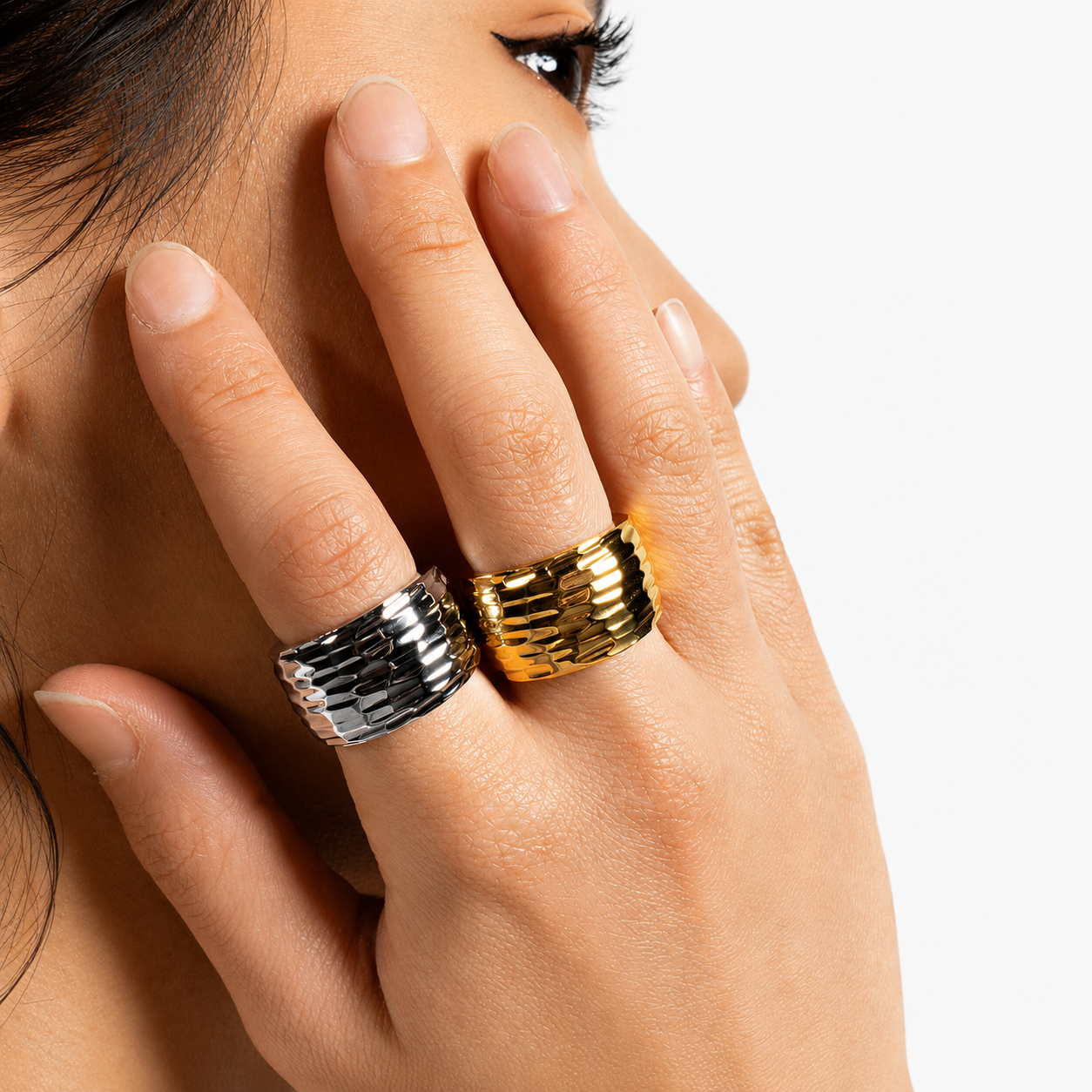 Texture Thick Ring