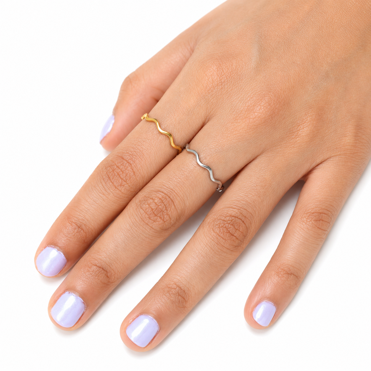 Thin Wavy Ring
