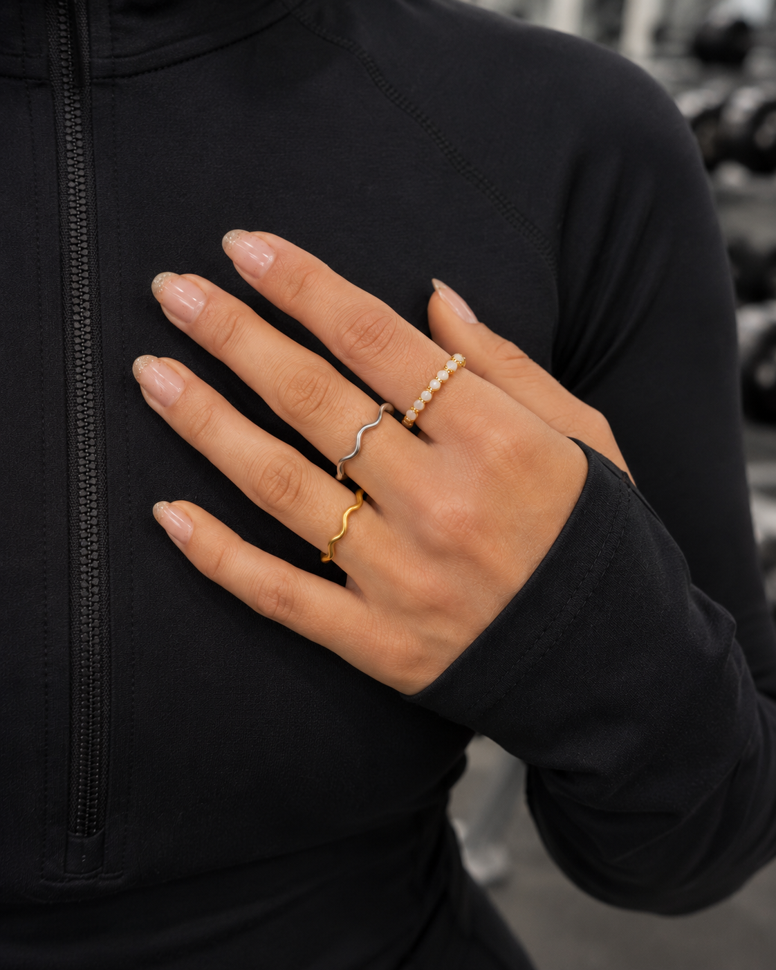 Thin Wavy Ring
