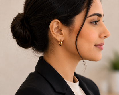Small Gold Hoop Earrings