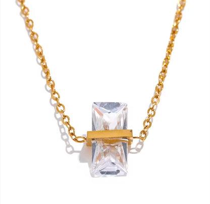Drop Gem Necklace