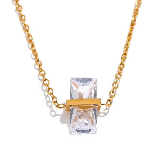 Drop Gem Necklace