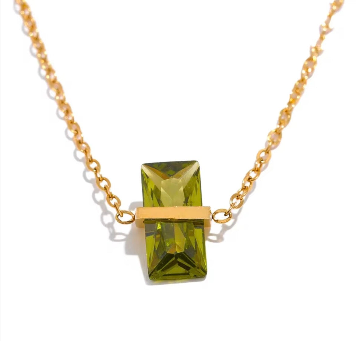 Drop Gem Necklace