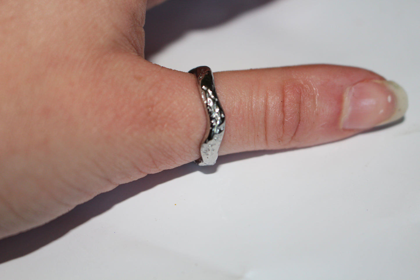 Wavy Imprinted Ring
