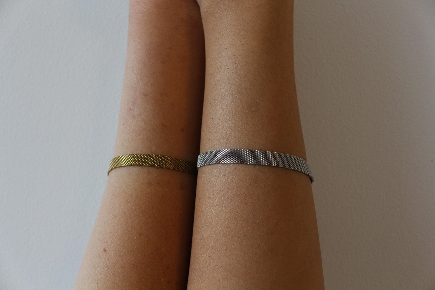 Flat Mesh Chain Bracelet