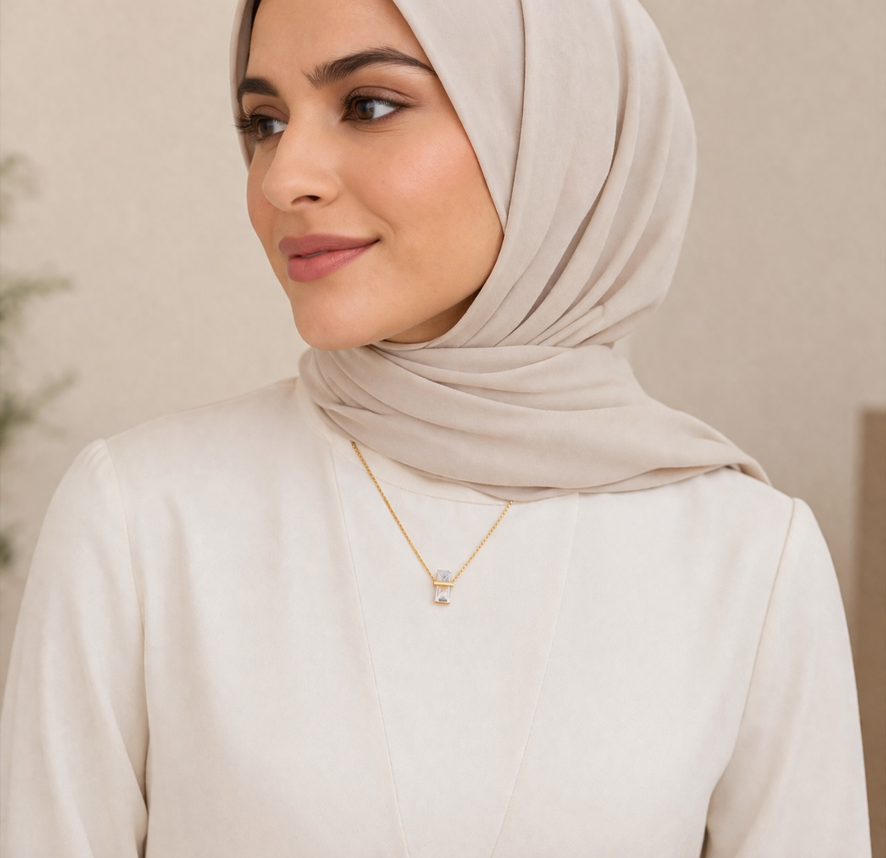 Drop Gem Necklace