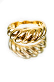 Texture Ring-14 Karat Gold Plated