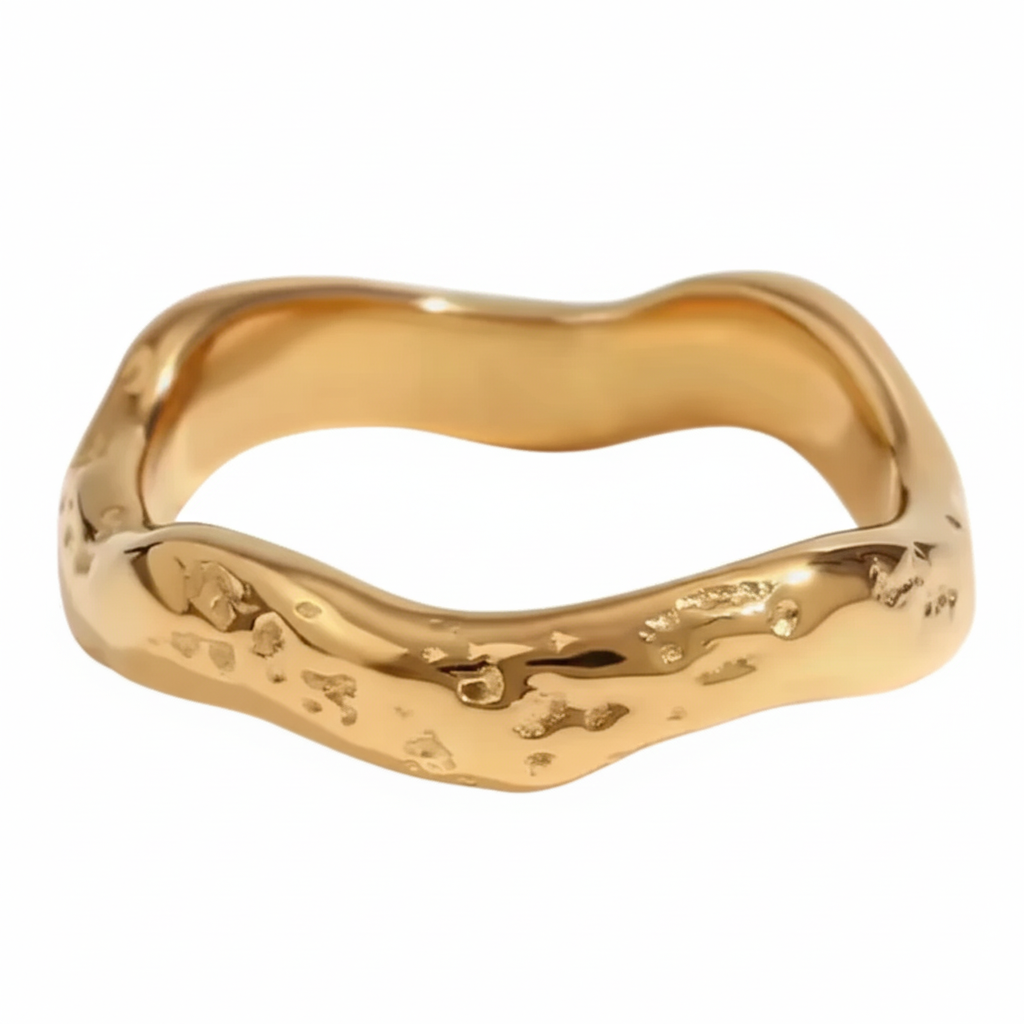 Wavy Imprinted Ring