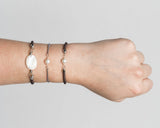 White Pearl Cord Bracelet