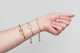 18 Karat Gold Plated Pearl Bracelet