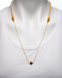 14 Karat Gold Filled Chain with Pearl Necklace