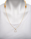 14 Karat Gold Filled Chain with Heart Pendant Necklace