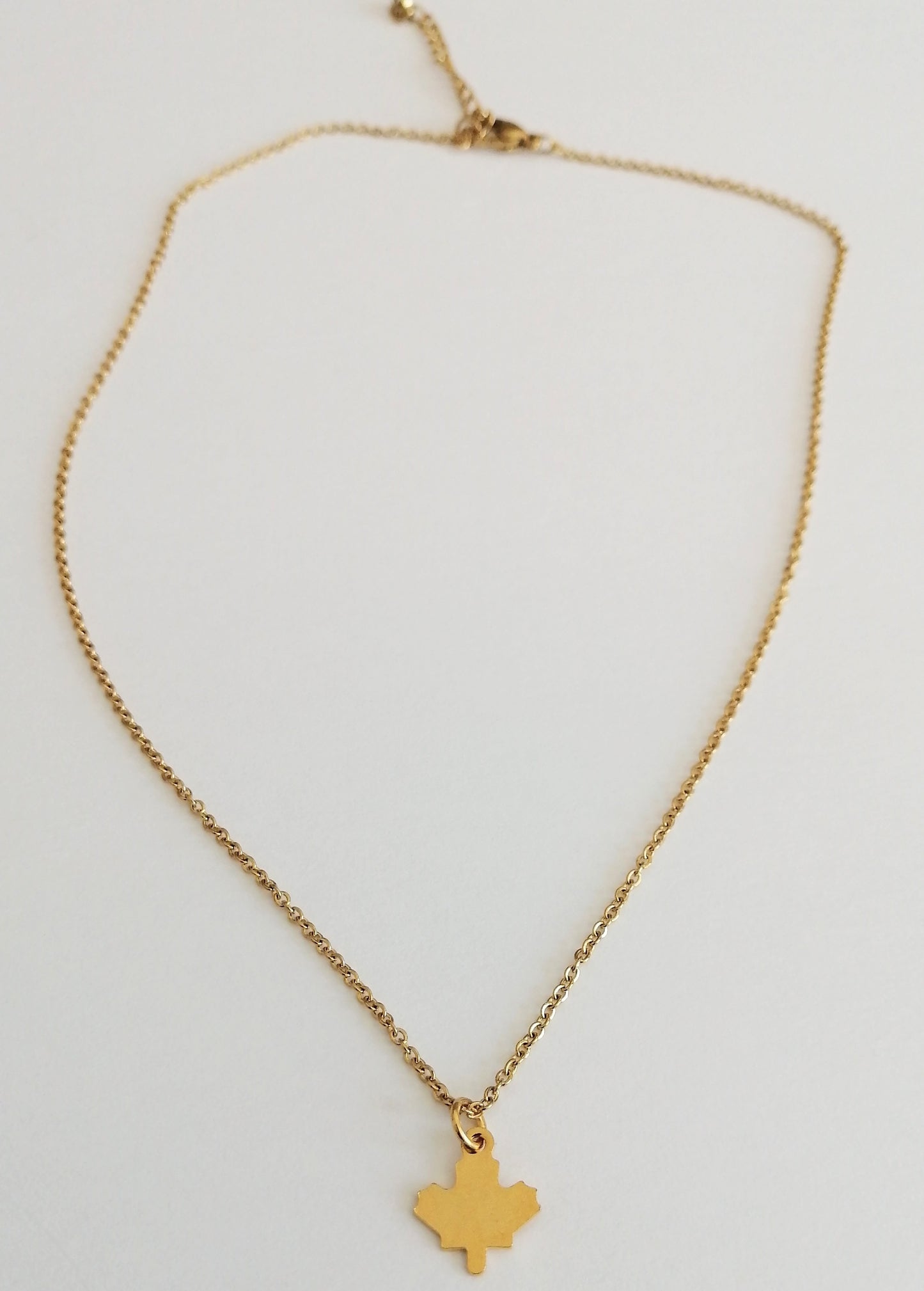 All Canadian-Maple Leaf Necklace