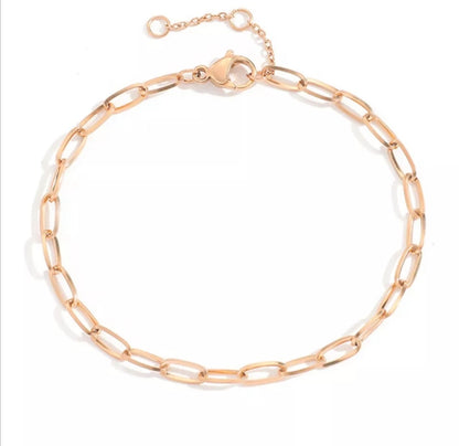 Paperclip Chain Bracelet