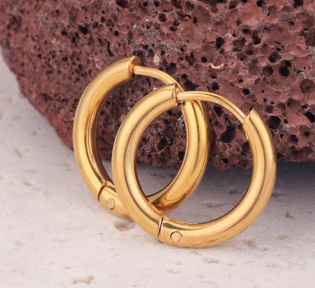 Gold Hoop Earrings