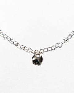 Silver Plated Chain with Silver Pendant Necklace