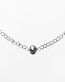 Silver Chain with Blue Pearl Pendant Necklace