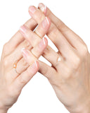 Silver Pink Pearl Ring