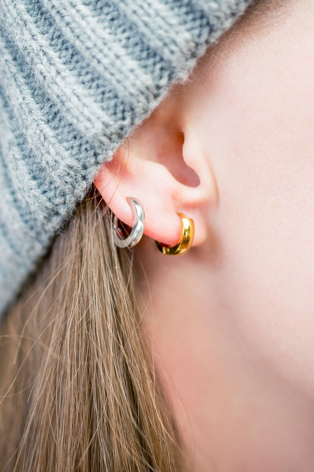 Gold Hoop Earrings