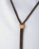 Tiger Eye stone with Gold Plated Chain Necklace