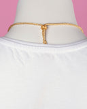 Rose Quartz Silver Necklace